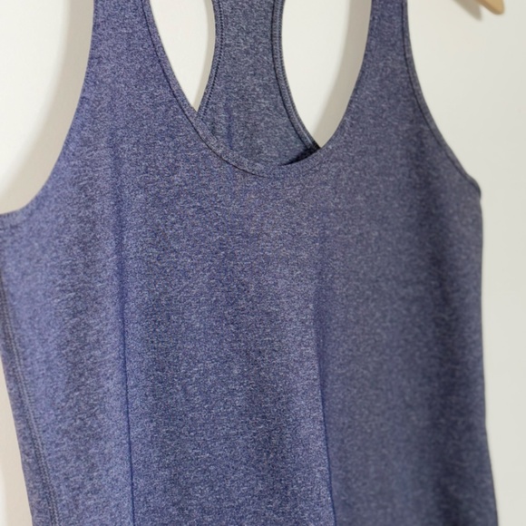 Lululemon - Cool Racerback Tank in Heathered Deep Navy | Large - Picture 5 of 6